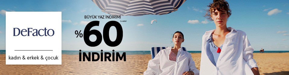 DeFacto'da Büyük İndirim
